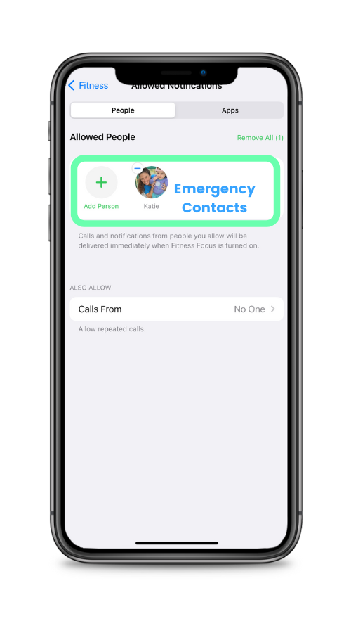 4. Add emergency-type contacts